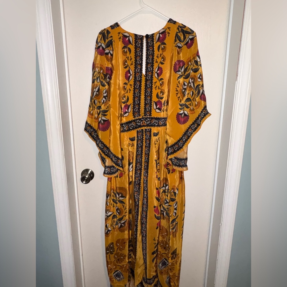 NWT FARM Rio Tropical Tapestry Kaftan Dress - Picture 2 of 12